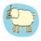 Cute Christmas or Eid al Adha sheep