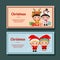 Cute christmas season decoration horizontal kids costume