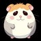 cute chubby hamster illustrations