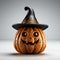 Cute Cinco De Mayo Jackolantern 3d Render With Witch Hat