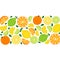 Cute Citrus Fruits Lemon, Lime and Orange background in vivid tasty colors ideal for Fresh Lemonade