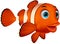 Cute clown fish cartoon