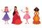 Cute collection of beautiful princesses