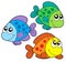 Cute color fishes