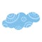 Cute colorful cloud. Childish flat vector illustration collection. Weather forecast, meteorology. Rainy, cloud, sunny