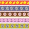 Cute and Colourful summer Horizontal Stripe seamless pattern Vacation Moment
