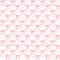 cute coquette aesthetic pattern seamless pink ribbon bow gingham isolated on white background