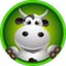 Cute cow head cartoon