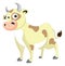 Cute cow, illustration