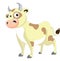 Cute cow, illustration