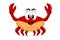 Cute Crab Character Design Illustration