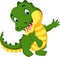 Cute crocodile cartoon