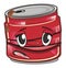 Cute crumple soda tin