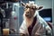 Cute & Curious: A Goat Scientist in the Lab