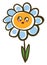 Cute daisy, illustration, vector