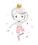 Cute dancer boy. The little prince is dancing ballet. Children s card with a character, hand-drawing, linear sketch