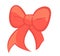 Cute Deep Salmon Bow