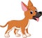 Cute dog cartoon