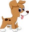 Cute dog cartoon