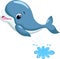 Cute dolphin cartoon