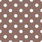 Cute dotted seamless brown pattern