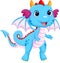 Cute dragon cartoon