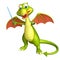 Cute Dragon funny cartoon character