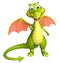 Cute Dragon funny cartoon character