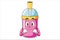 Cute Drink Bottle Character Design Illustration