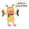 Cute duck Christmas card