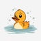 Cute Duck Clipart for Kids\\\' Crafts and Designs.