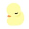 Cute duckling vector illustration by crafteroks