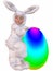 Cute Easter Bunny With Egg