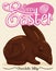 Cute Easter Chocolate Bilby for Australian Holiday, Vector Illustration