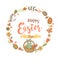 Cute Easter festive frame