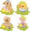 Cute easter illustration