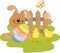 Cute Easter illustration