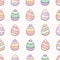 Cute eggs pattern for easter wrapping paper