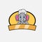 Cute Elephant Chef and Cooking Theme. Mascot, Character, Logo, label, And Icon.