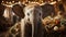 Cute Elephant In Festive Atmosphere: A Charming Junglepunk Portrait