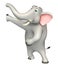 Cute Elephant funny cartoon character