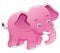 Cute Elephant pink