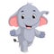 Cute elephants cartoon