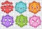 Cute emoji corona covid virus cartoon illustration