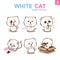 Cute Emoticon Design - Cat Set