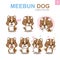 Cute Emoticon Design - Dog Set