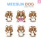 Cute Emoticon Design - Dog Set