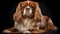 cute english toy spaniel