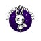 Cute evil rabbit halloween woodoo sewing toy