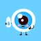 Cute eyeball with eye drops character